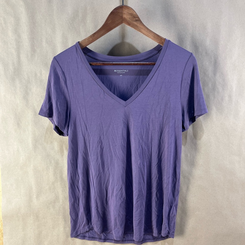 Reitmans r essentials Purple T-Shirt (Size S)